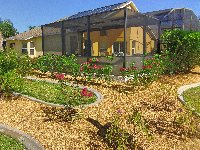 Outside of pool extension