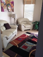private sitting room in master bedroom