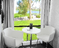 Aaron Baddely Balcony Suite overlooks Go