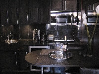 Kitchen Bar with Seating Area and Plasma