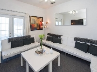 Living room with 60 Inch Smart Plasma TV