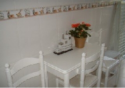 Extra dining space in the kitchen