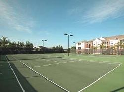 Tennis Courts, across the street