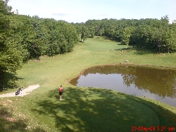 The 4th hole on our golf course