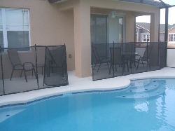 Pool deck area