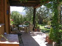 The patio of El Olivo