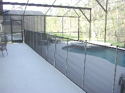 Pool Deck Child Fence