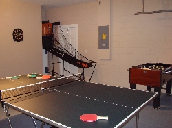 Games room full of activities