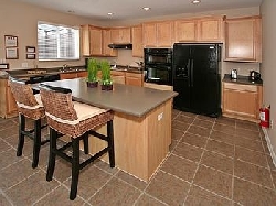 Kitchen with new appliances