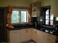 Kitchen and serving hatch