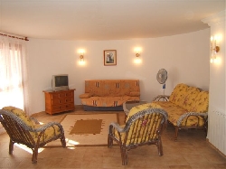 Family room with futon