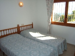 Twin bedded room