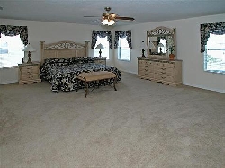 Spacious master bedroom
