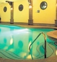 Heated indoor pool with spa & sauna