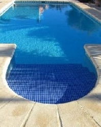 The wonderful pool - to cool off in.