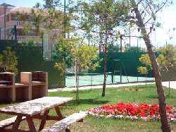 Tennis Courts and BBQ Area