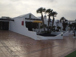 The front of the villa