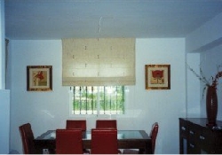 Dining area leading to patio