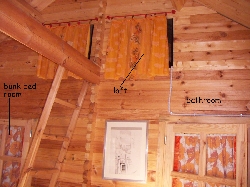 the additional master bed on the loggia