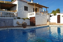 Villa balcony overlooking pool