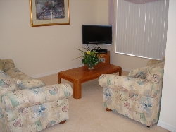 Additional TV Viewing Area and Sofa Bed