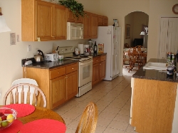 Kitchen Area adjacent to the Dining Area