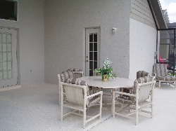Patio area