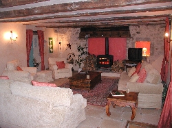 Sitting Room with woodburner
