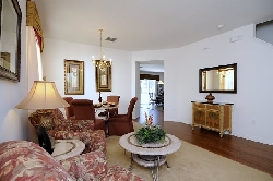 A charming second lounge/dining room