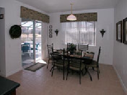 Breakfast dining area
