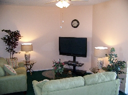 The family area with TV