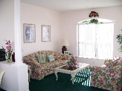 The relaxing lounge area