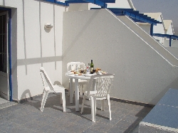 Enjoy a meal on the terrace