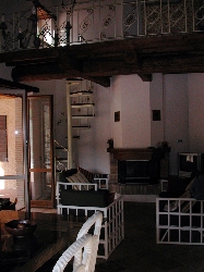 Sitting room and mezzanine floor