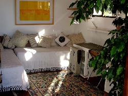 Configured for two single beds.