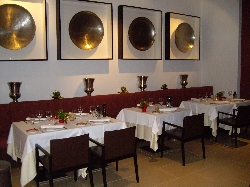 Romantic dinner in the restaurant