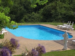 Private Pool with terracotta terrace