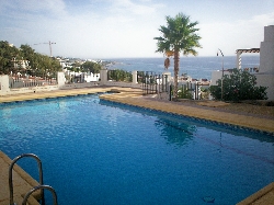 the pool