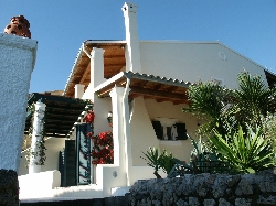 Side view of the property