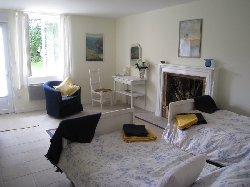 Romantic toile bedroom with own patio
