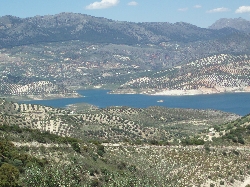 View from terrace towards Rute