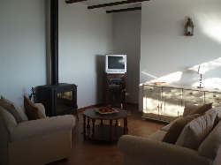 Casita La Loma's lounge area