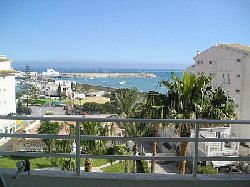 Great location overlooking the marina