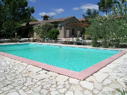 Pool and cottage