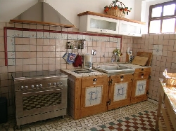 Kitchen in the villa