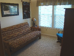 Bedroom With Full Size Futon