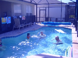 splash around @ the swimming pool & spa
