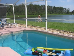 Fishing in the lake.