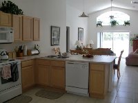 Kitchen through to Family Room
