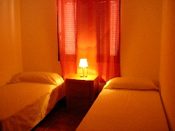Twin-bed bedroom